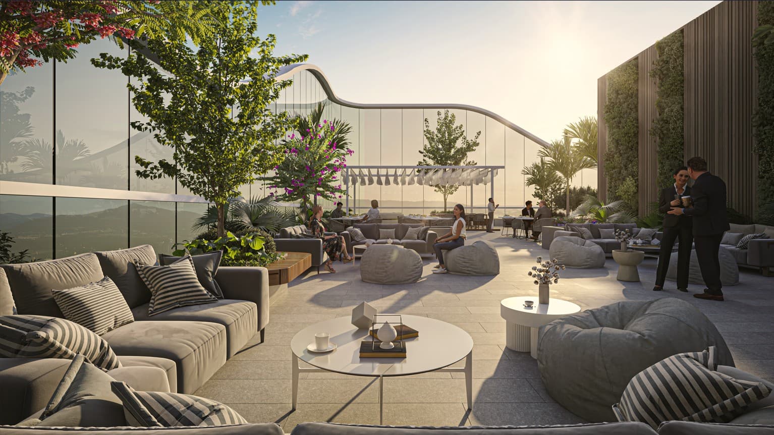 Urban Rooftop Social Retreat